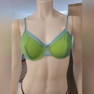 Vintage Vie Lingerie Fishnet Bra 36B